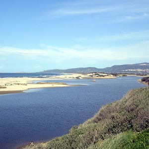Valledoria: Foce del fiume Coghinas